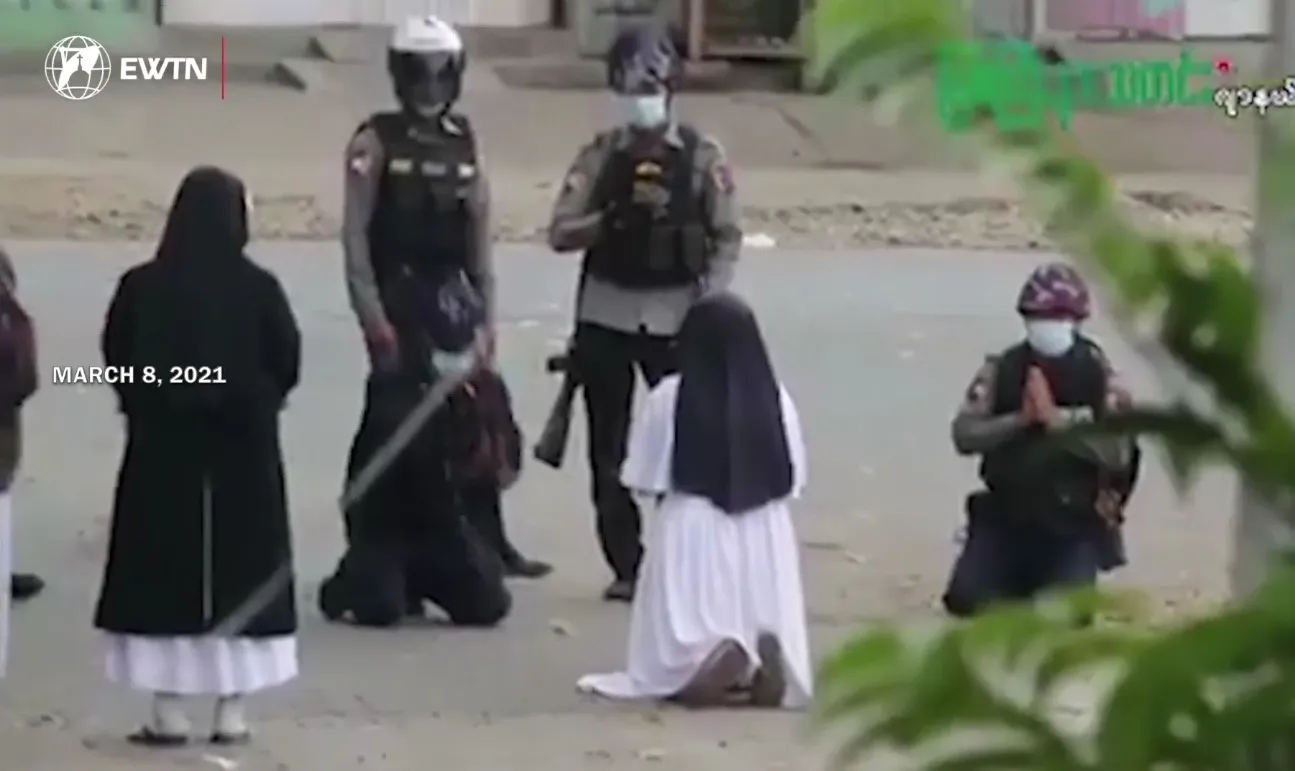 Sr. Ann Rose Nu Tawng begs police not to shoot protesters during Myanmar unrest?w=200&h=150